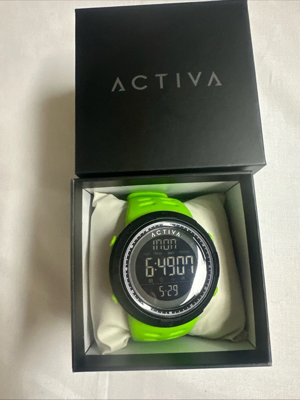 Ativa Digital Sports Watch - Bright Green and Black